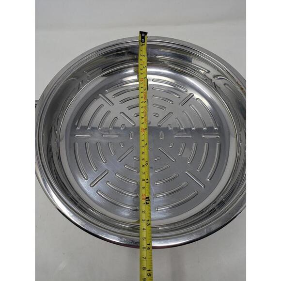 PROFESSIONAL PLATINUM Titanium Cookware SS Grill Pan 24 Elements T304 - Picture 4 of 8